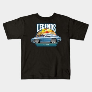 Cartooned Legends Corvette C2 Stingray Kids T-Shirt